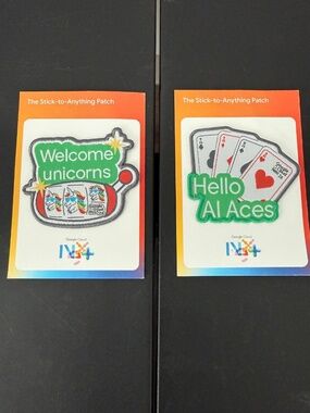 BRAND NEW Google Cloud Next - Stick to Anything Patch - LOT OF 2